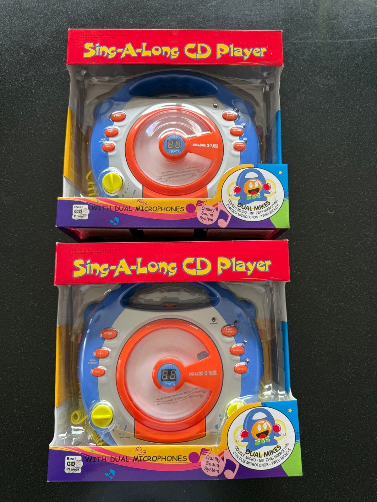 Sing a long CD speler: 2 stuks in ongeopende verpakking, Kinderen en Baby's, Ophalen, Zo goed als nieuw