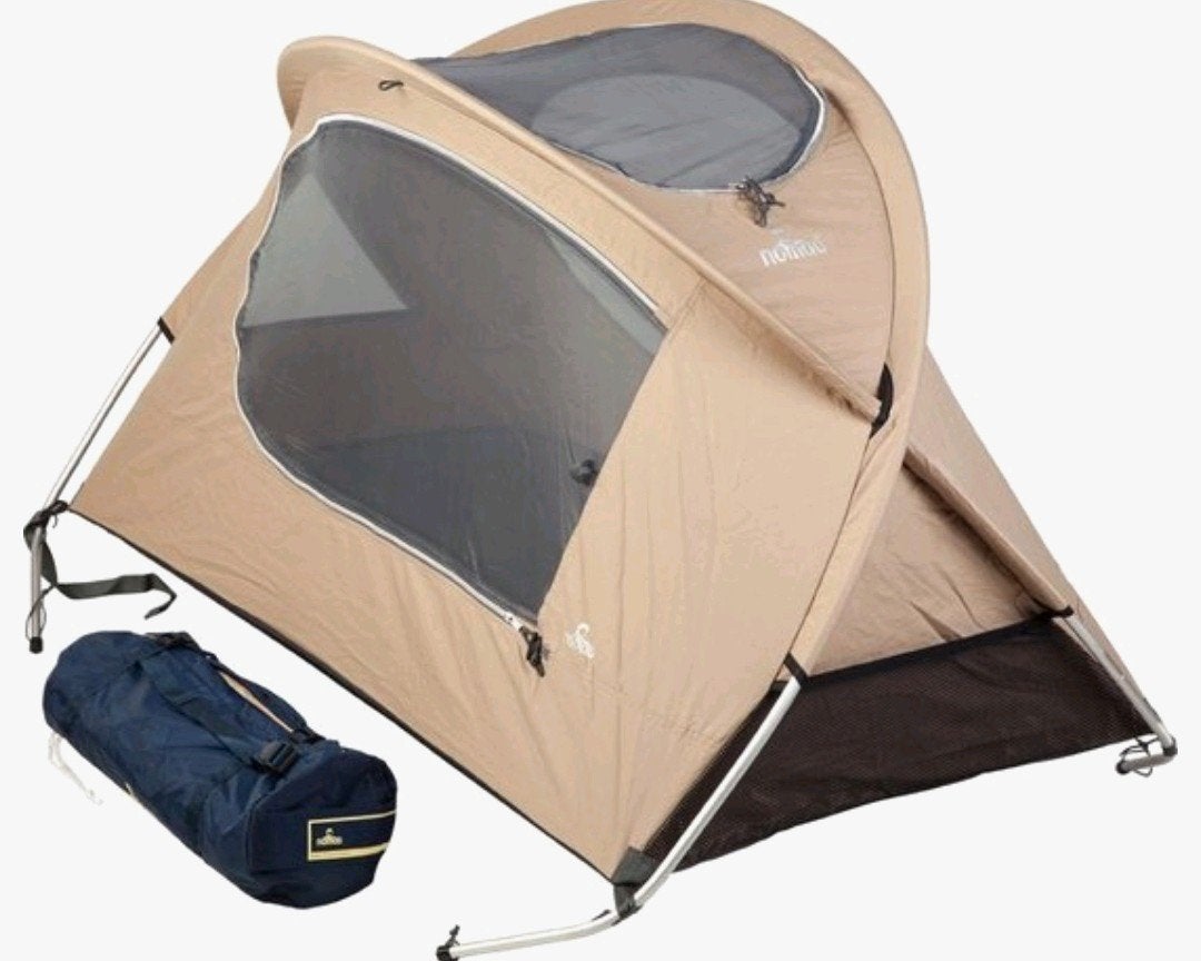 Nomad baby tentje camping bed, Ophalen, Zo goed als nieuw, Minder dan 140 cm, Matras