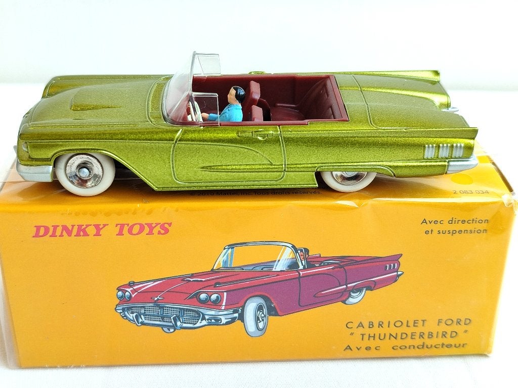 Dinky Atlas _ Cabriolet Ford Thunderbird - ref. 555, Hobby & Loisirs créatifs, Voitures miniatures | 1:43, Neuf, Voiture, Dinky Toys
