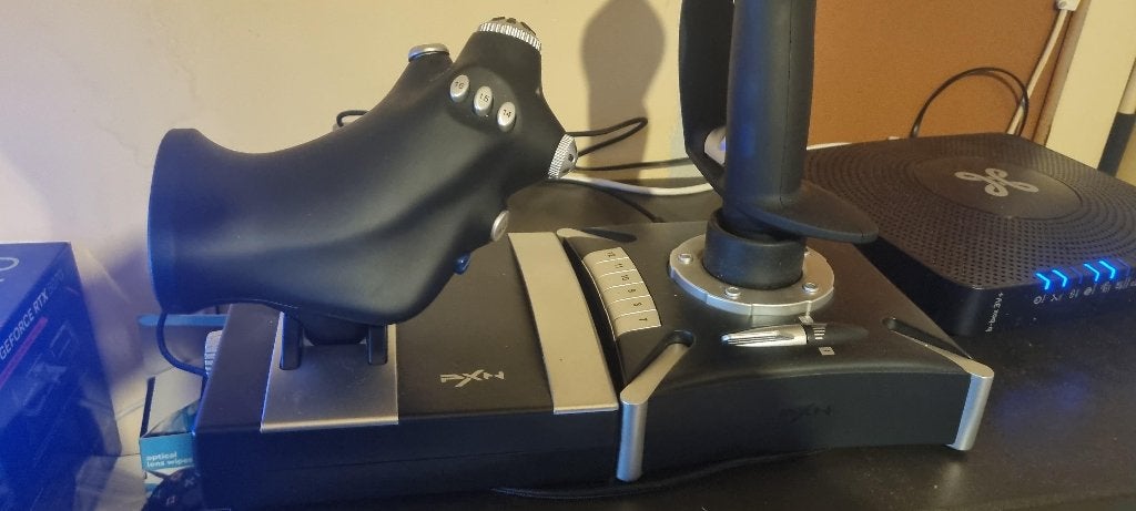 Joystick Vliegtuig, Computers en Software, Ophalen of Verzenden, Zo goed als nieuw, Overige merken