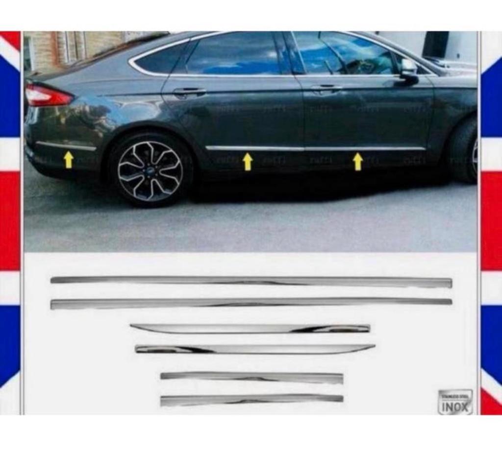 Ford Mondeo MK5 Sedan 2015+ Chrome sierstrips strips chroom, Ophalen of Verzenden