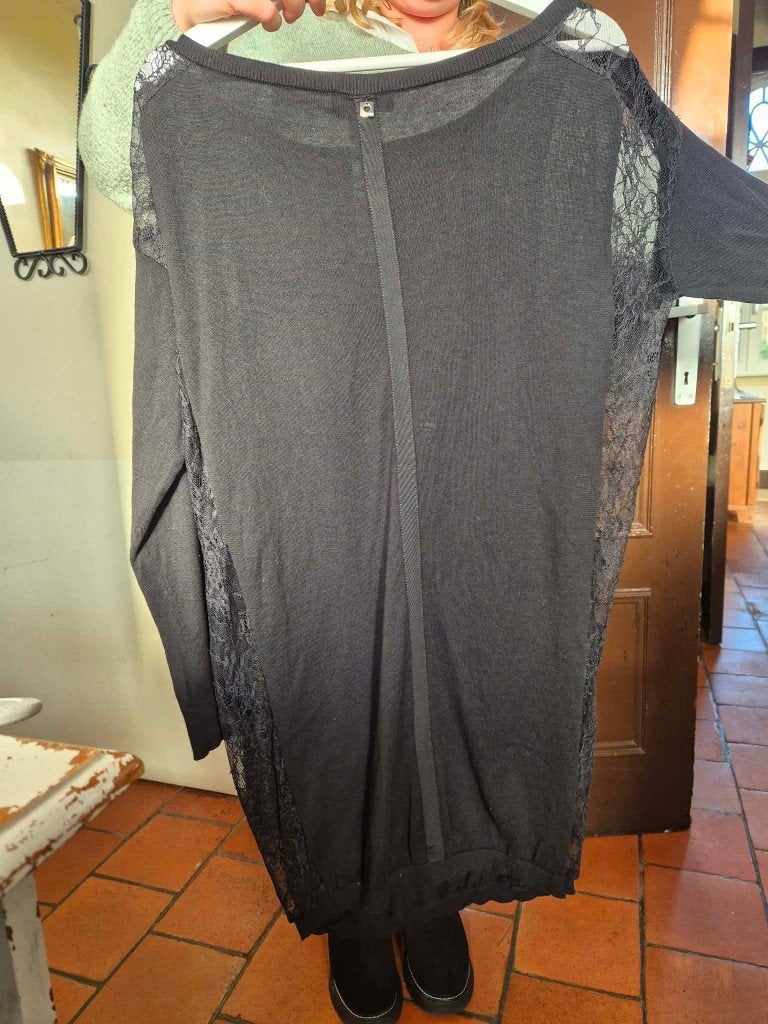 TWINSET, Kleding | Dames, Jurken, Twinset, Zwart, Maat 46/48 (XL) of groter, Ophalen of Verzenden