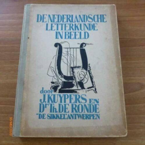 boek: de Nederlandsche letterkunde in beeld/J.Kuypers, Antiek en Kunst, Ophalen of Verzenden
