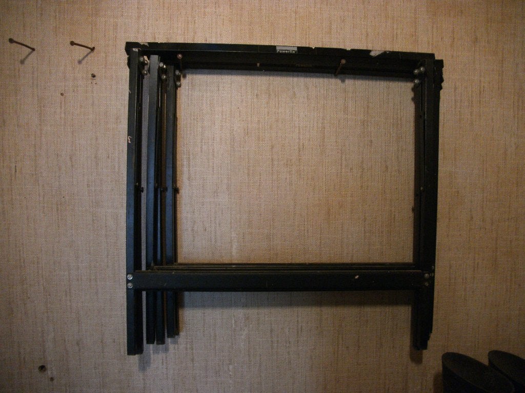 metalen schragen met 2 stellingplanken  255x17x3, Doe-het-zelf en Bouw, Ophalen, Gebruikt