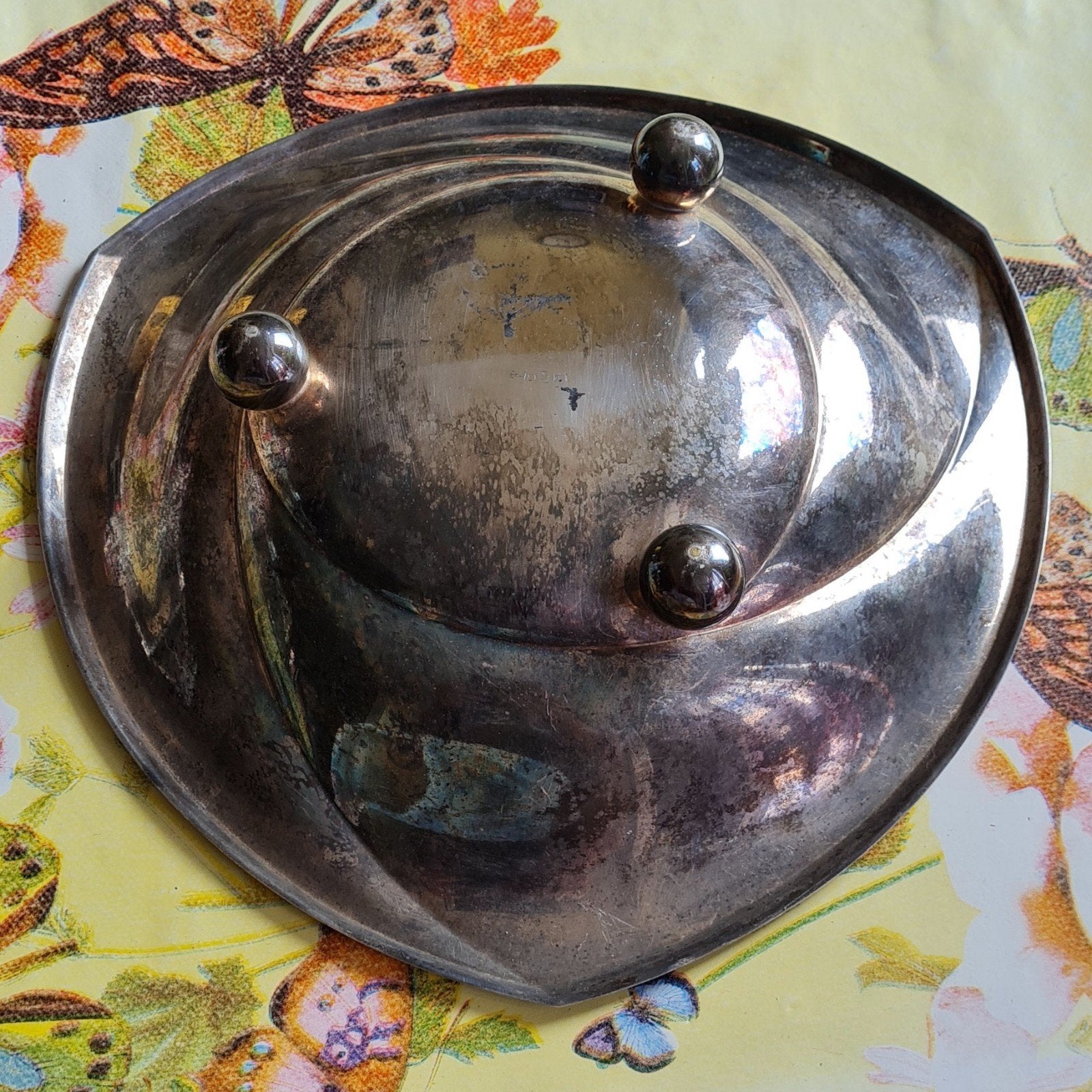 vintage WMF Ikora zwaar verzilverde schaal, Antiek en Kunst, Ophalen