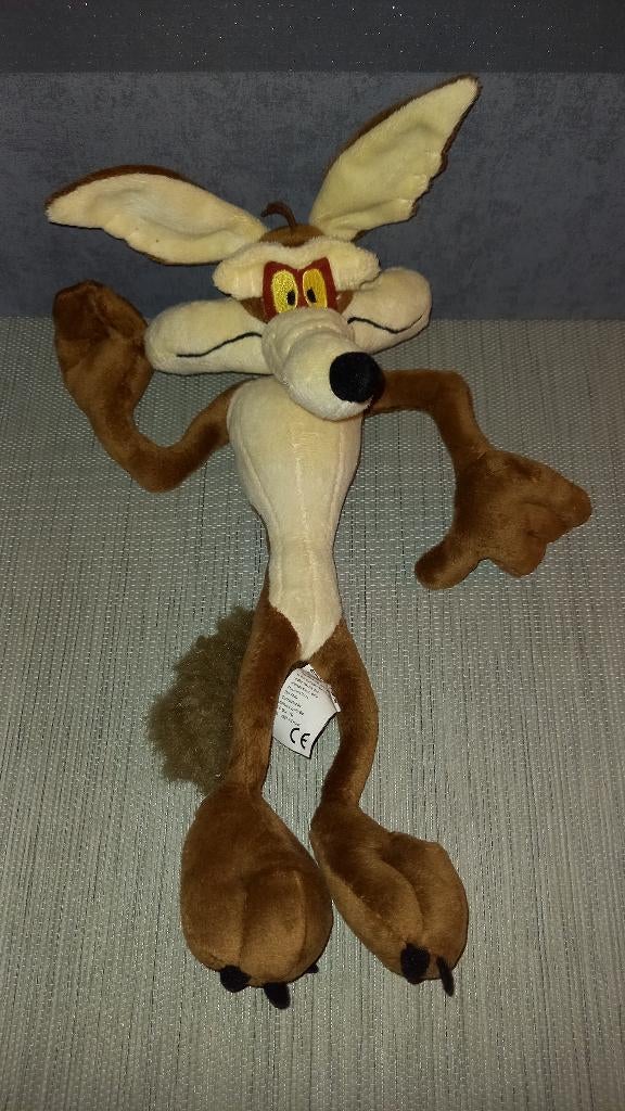 Peluche Wile E. Coyote, Brun, Enlèvement ou Envoi, Overige karakters, Autres marques