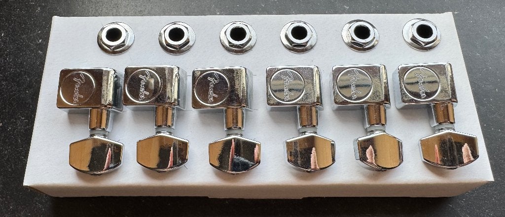 Fender Chrome Stemmechanieken Tuners [Set], Enlèvement ou Envoi, Comme neuf, Guitare électrique