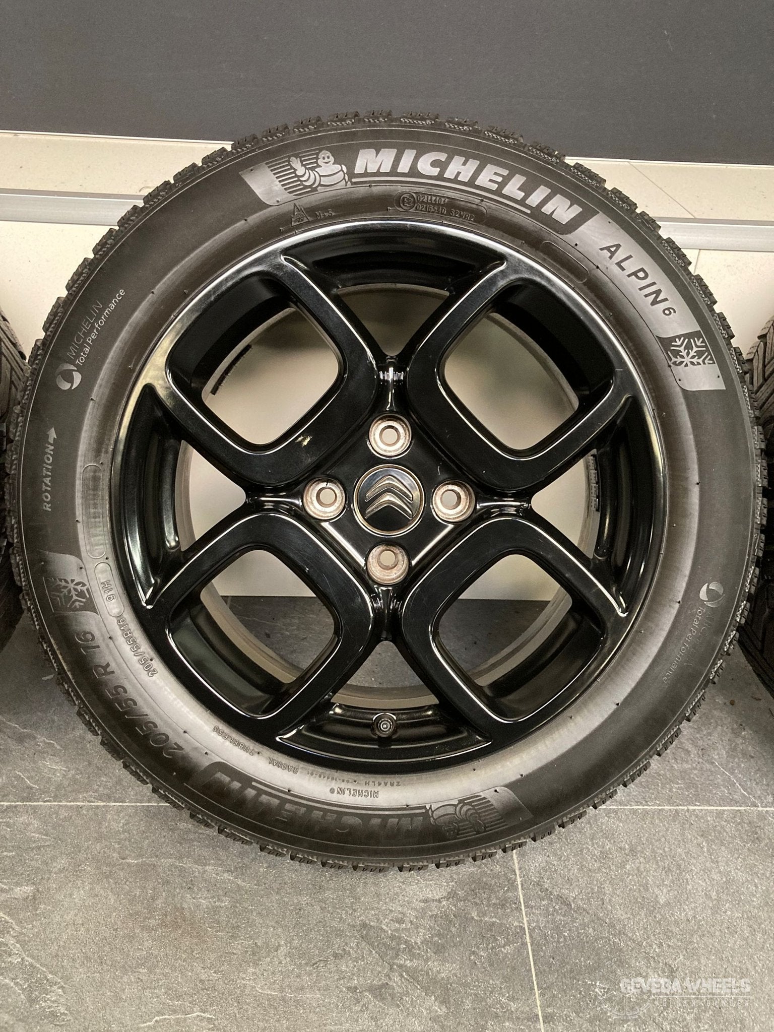 16” originele Citroen C4 Cactus velgen + winterbanden 4x108, Autos : Pièces & Accessoires, Pneus et Jantes, Pneus hiver, 16 pouces