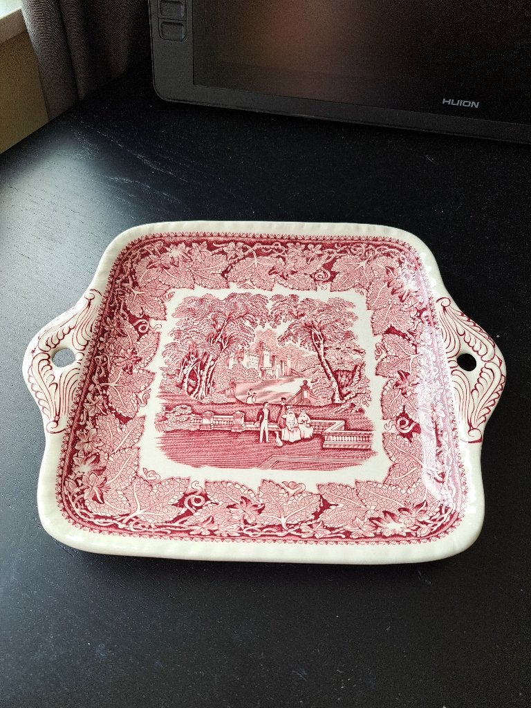 Engelse bord, Vintage, Ophalen of Verzenden, Zo goed als nieuw, Bord(en)