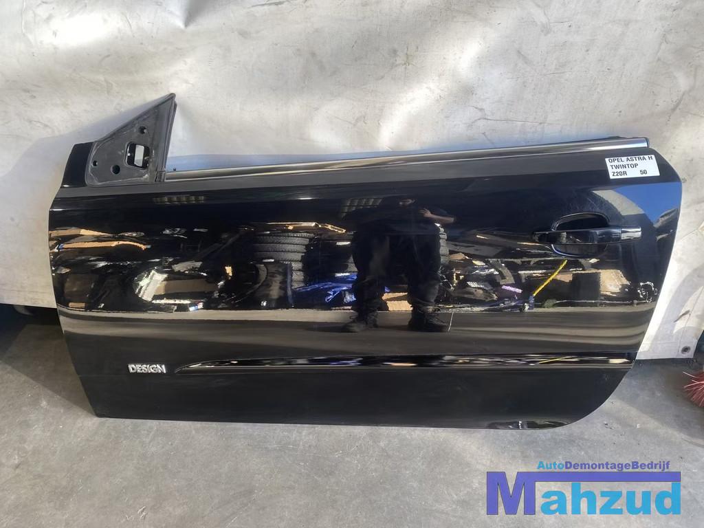 OPEL ASTRA H Twintop Zwart Z20R Links deur portier 2005-2010, Auto-onderdelen, Gebruikt, Deur, Opel Automobile GmbH, Kontakt@opel-infoservice.de