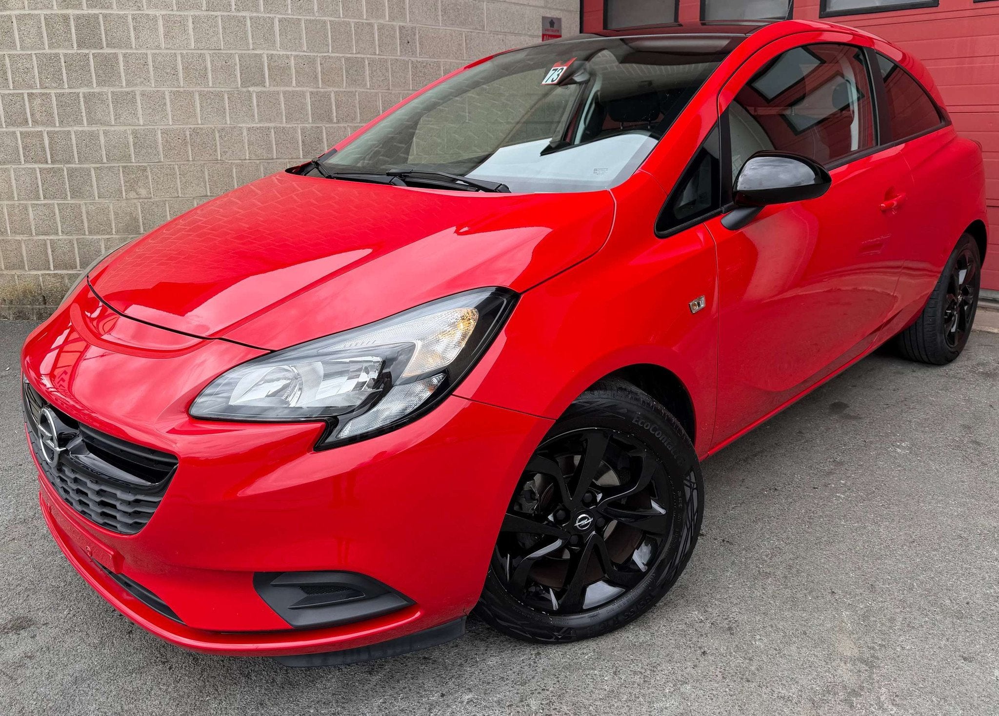 Opel Corsa 1.4i Sport BLACK ÉDITION (automatique), Autos, Rouge, Achat, 90 ch, Euro 6