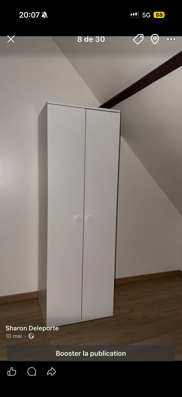 Garde robe, Ophalen, Zo goed als nieuw
