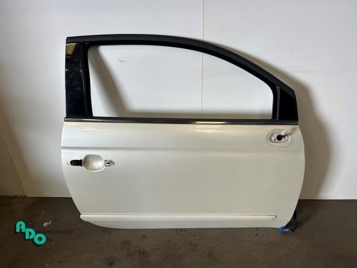 Portière 2portes droite d'un Fiat 500 (500 07-) (270A), -, 3 mois de garantie, Utilisé, Porte