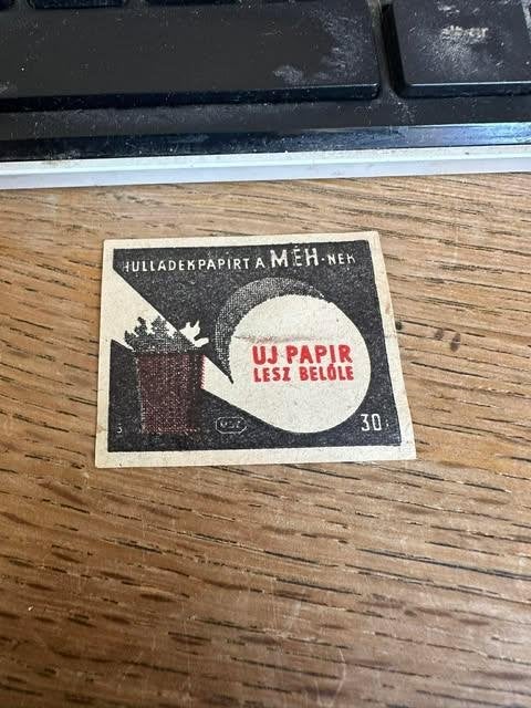 étiquette de boîte d'allumettes en papier moins, Boîtes ou marques d'allumettes, Enlèvement ou Envoi, Utilisé, Infoujpaopapr.li