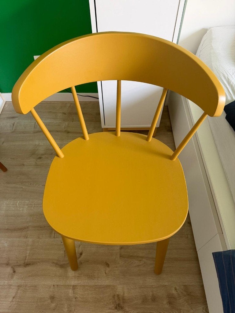 Design houten stoel OMTÄNKSAM, Maison & Meubles, Autres couleurs, Design, Enlèvement, Utilisé