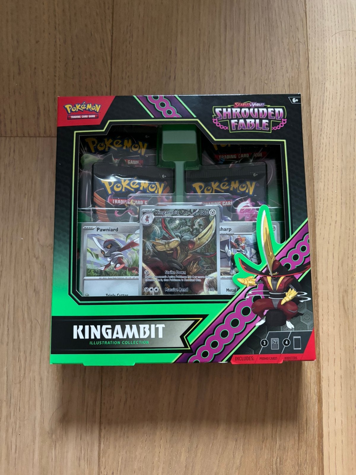 Pokémon Kingambit Illustration Collection box, Ongeopend, Ophalen, Nieuw