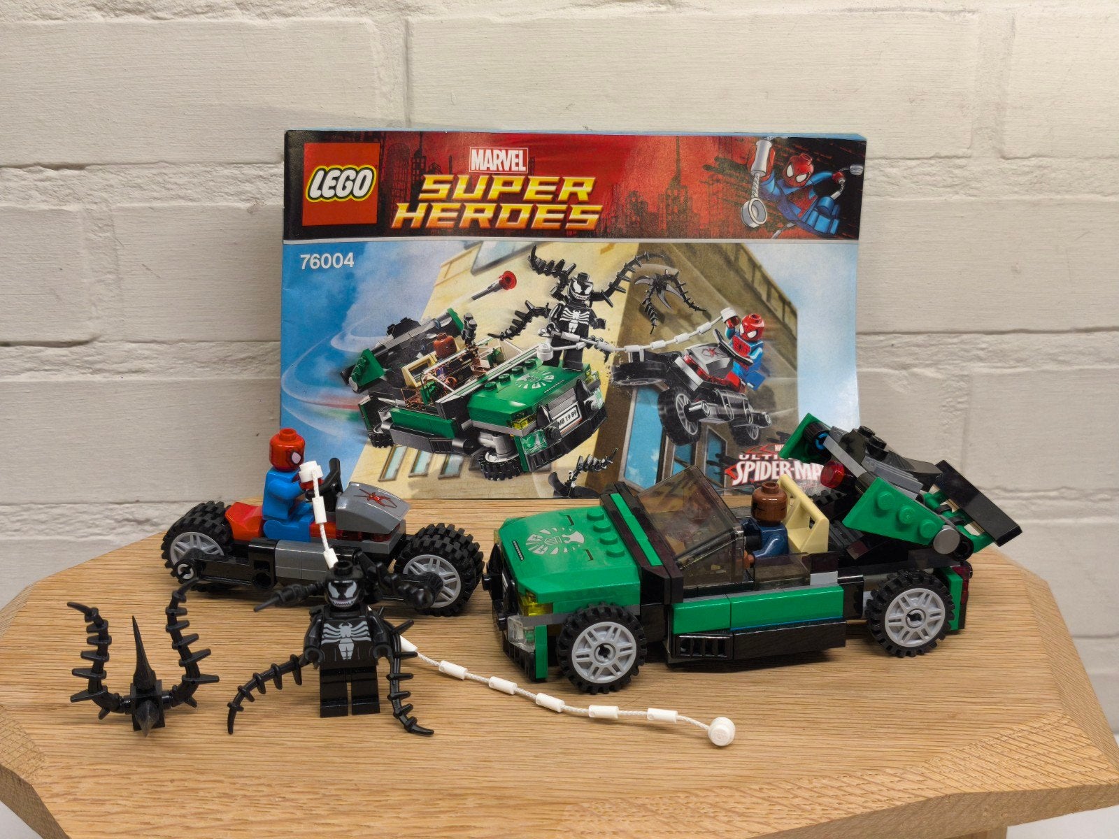 Lego Spider-Cycle Achtervolging (Compleet), Enlèvement ou Envoi, Complet, Lego, Marvel