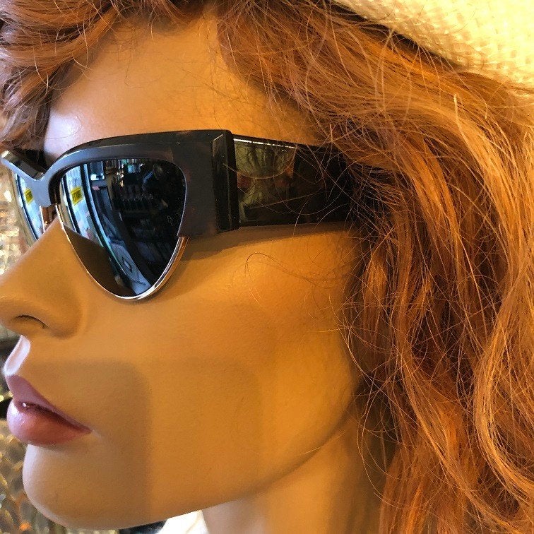 Vintage Bausch & Lomb Ray-Ban ONYX cateye zonnebril, Zonnebril, Bruin, Ophalen of Verzenden, Zo goed als nieuw