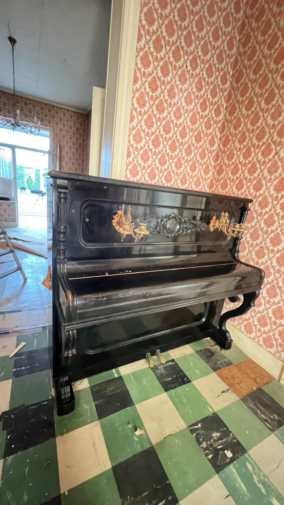 Piano gunther a donner ixelles, Musique & Instruments, Pianos, Brillant, Enlèvement, Utilisé, Piano