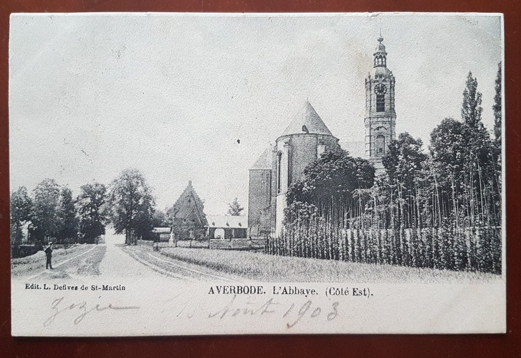 Postkaart Averbode Abdij L'Abbaye Coté Est, Enlèvement ou Envoi, Avant 1920, Affranchie, Brabant Flamand