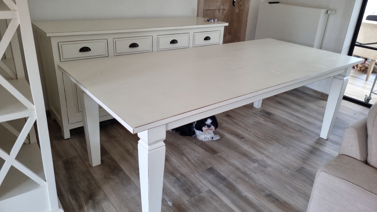 Landelijke tafel 220cm, Ophalen