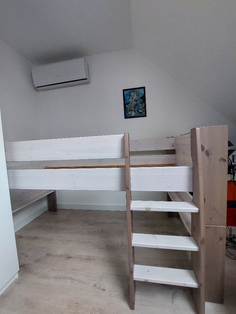 Lit mezzanine, Maison & Meubles, Enlèvement, Comme neuf, Une personne, Réglable
