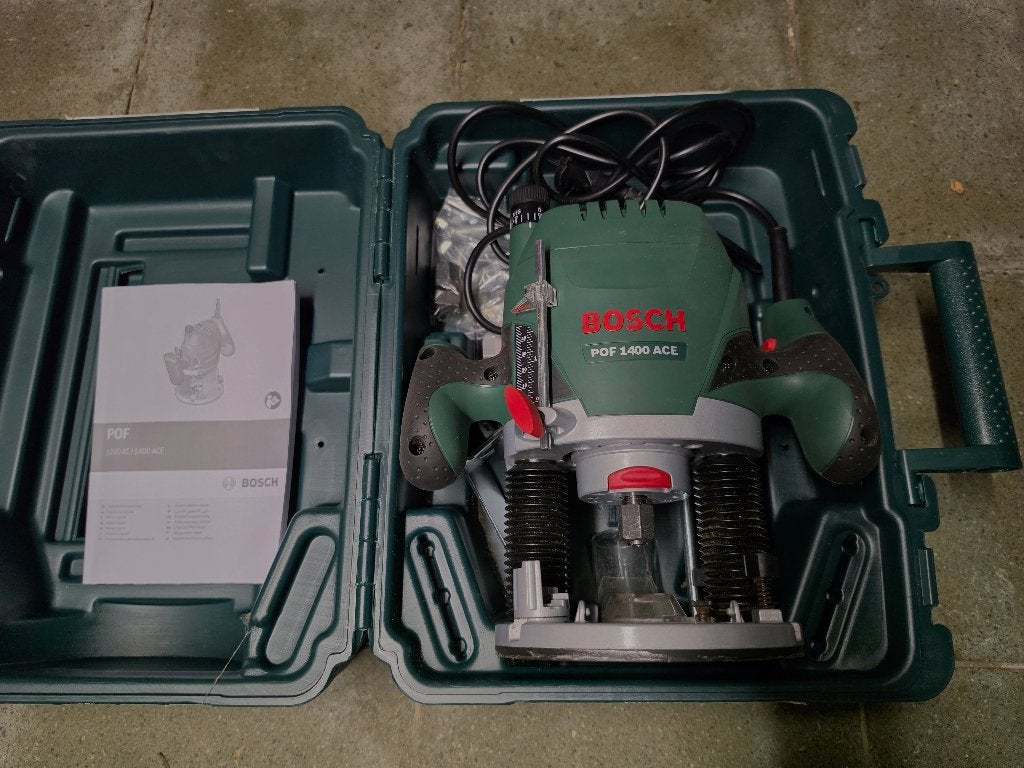 Défonceuse Bosch POF 1400 ACE, Bricolage & Construction, Électrique, Routeur, Comme neuf, Enlèvement