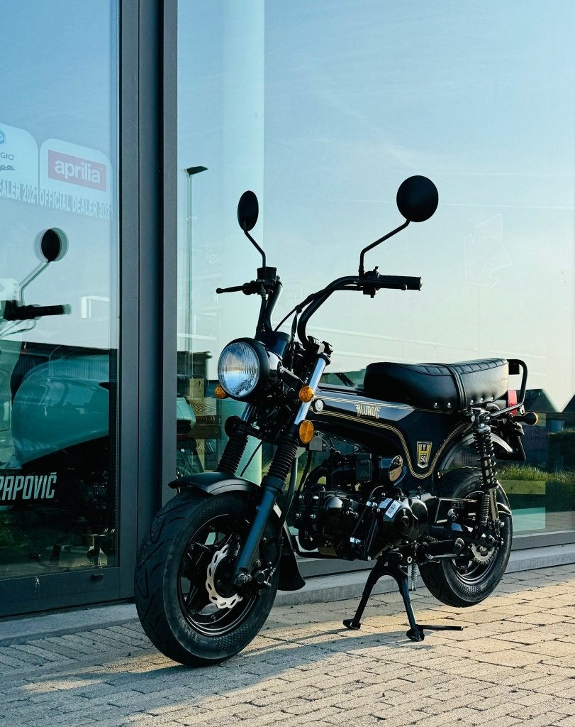 Bluroc 'dax' 50cc 45km NOUVEAU MODÈLE DE STOCK 0km 2026, Vélos & Vélomoteurs, Neuf, Autres modèles, 4 vitesses, 49 cm³