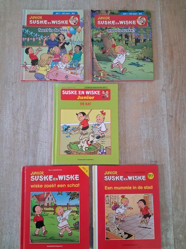 Pakketje AVI boekjes van Suske en Wiske, Ophalen