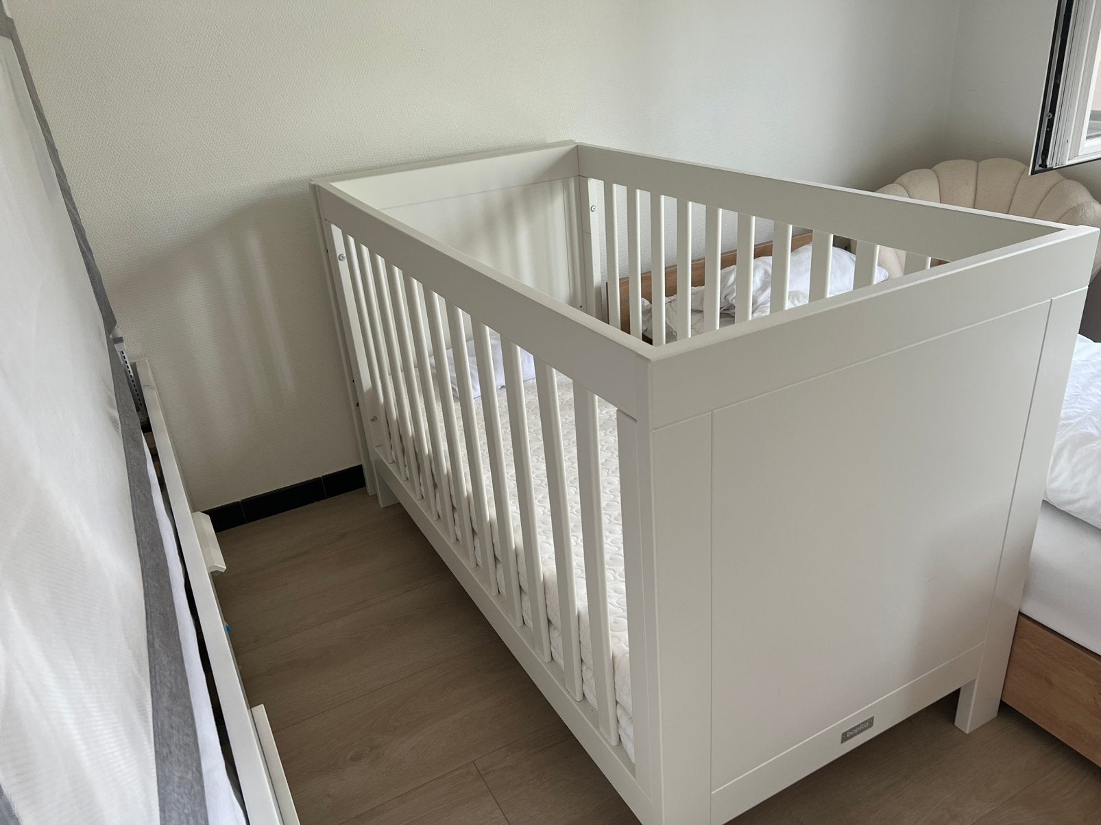 Babybed Bopita - 60x120 - met Aerosleep, Kinderen en Baby's, Ophalen, Zo goed als nieuw, Jongetje of Meisje