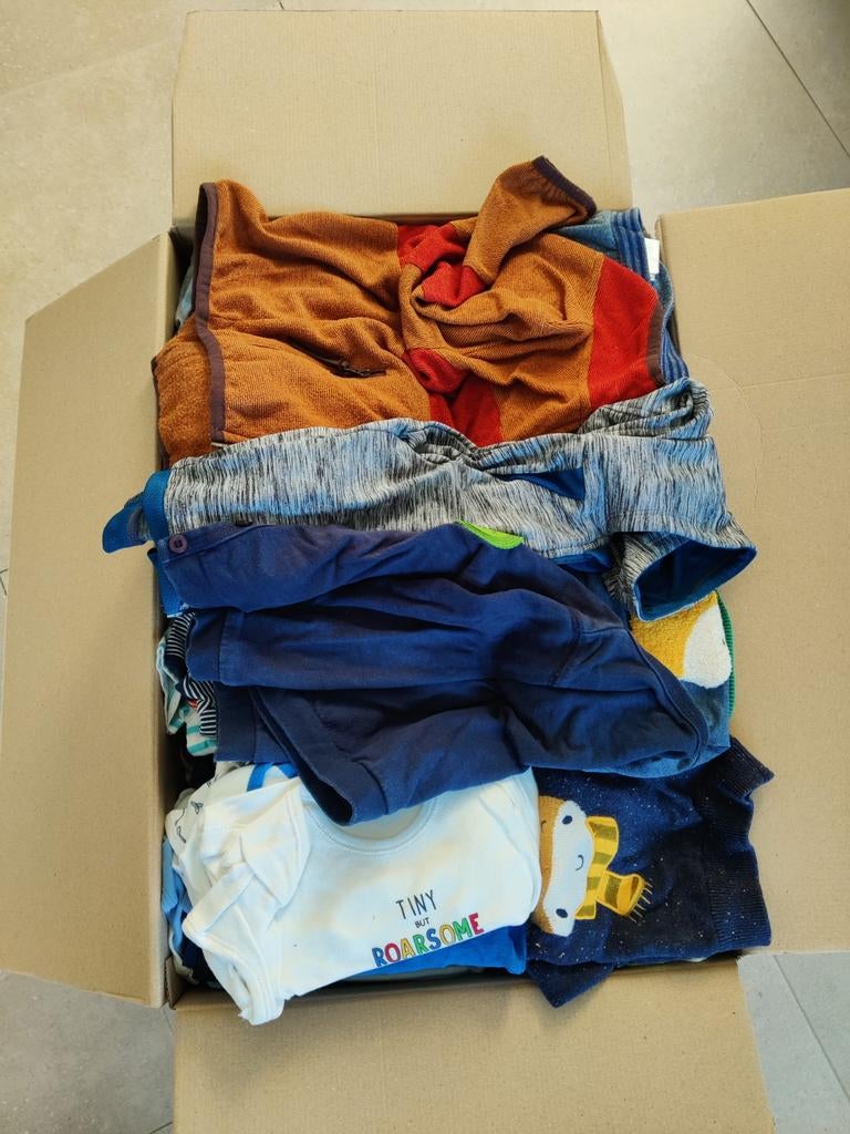 Lot Kinderkleding 74/80 jongen, Ophalen, Gebruikt