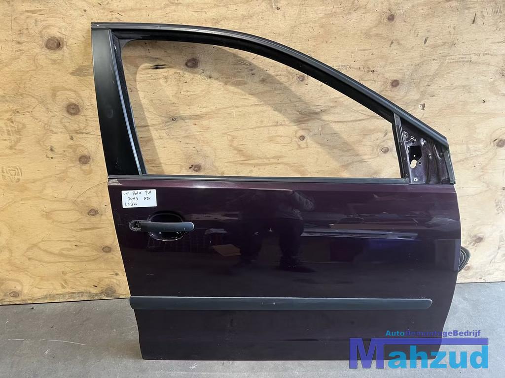 VW POLO 9N Paars LC3W Rechts voor deur portier 2001-2008, Auto-onderdelen, Gebruikt, Volkswagen AG, Vw@volkswagen.de, Volkswagen