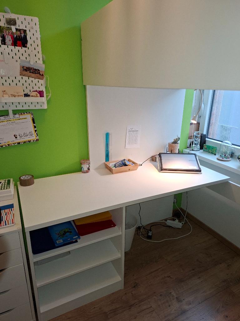 Hoogslaper met bureau en kast, Ophalen, Gebruikt, Hoogslaper