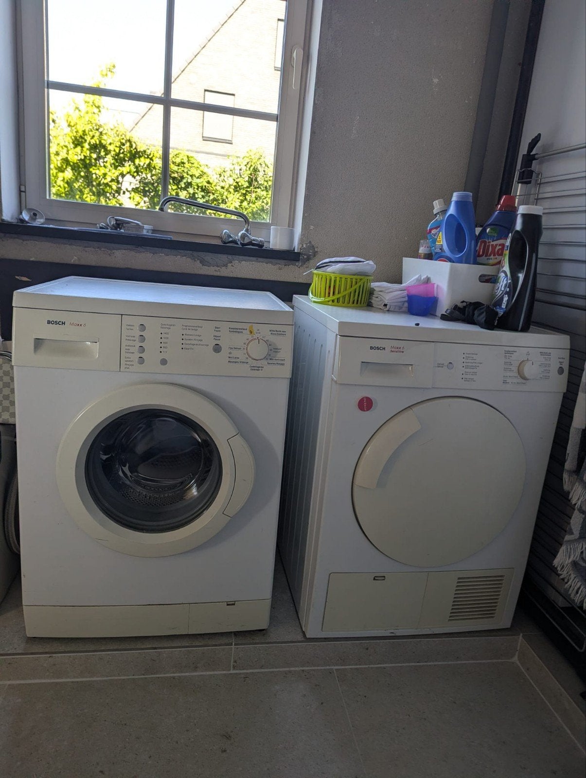 Droogkast en wasmachine te koop, Elektronische apparatuur, Ophalen, Gebruikt
