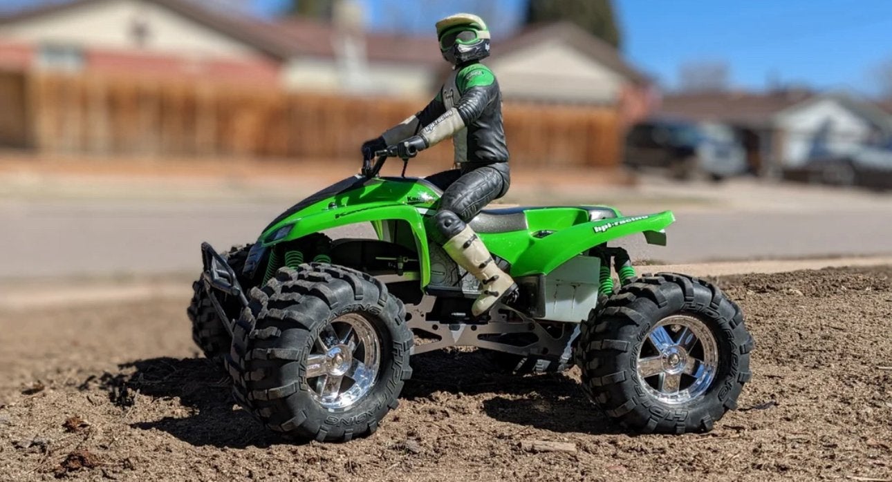HPI savage 25 Kawasaki KFX700, Enlèvement ou Envoi, Comme neuf, Nitro