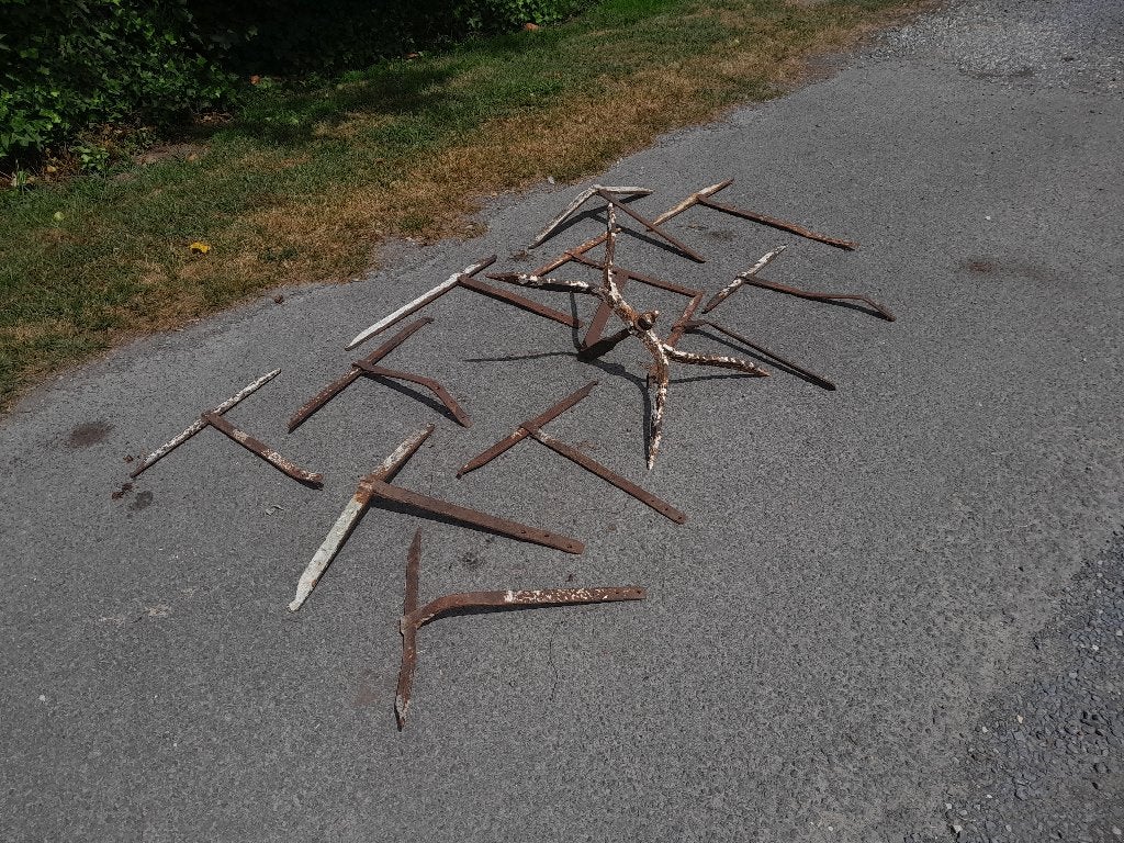 Muurhaken, Ophalen, Gebruikt, Overige typen