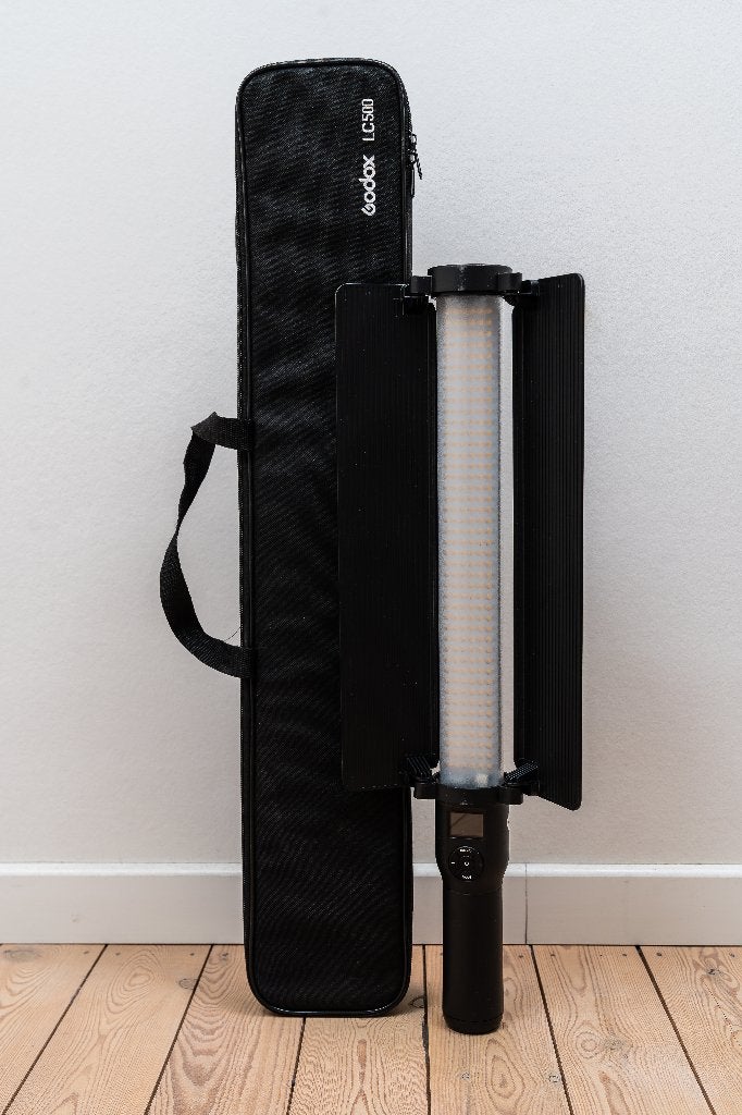 Godox LC500 LED Tube light, Lamp of Flitsset, Gebruikt, Ophalen of Verzenden, Dimbaar