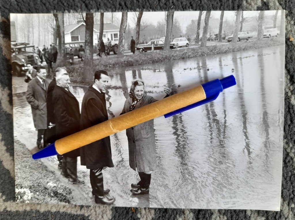 Deinze  -  unieke persfoto  -  1966  -  Boudewijn, Verzamelen, 1960 tot 1980, Verzenden, Foto, Zo goed als nieuw