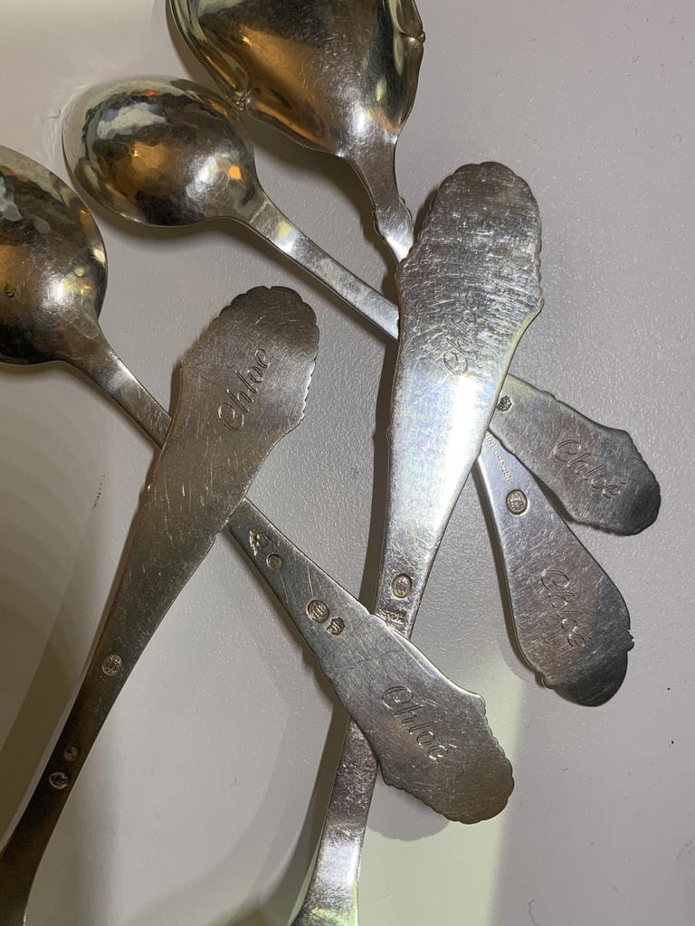 Achat couverts en argent , paiement cash, Enlèvement
