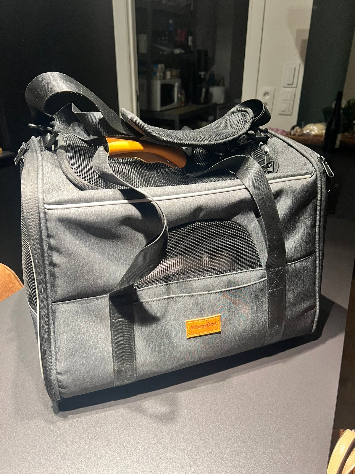 sac de voyage en maille pour chien et chat + bandoulière, Enlèvement ou Envoi, Utilisé