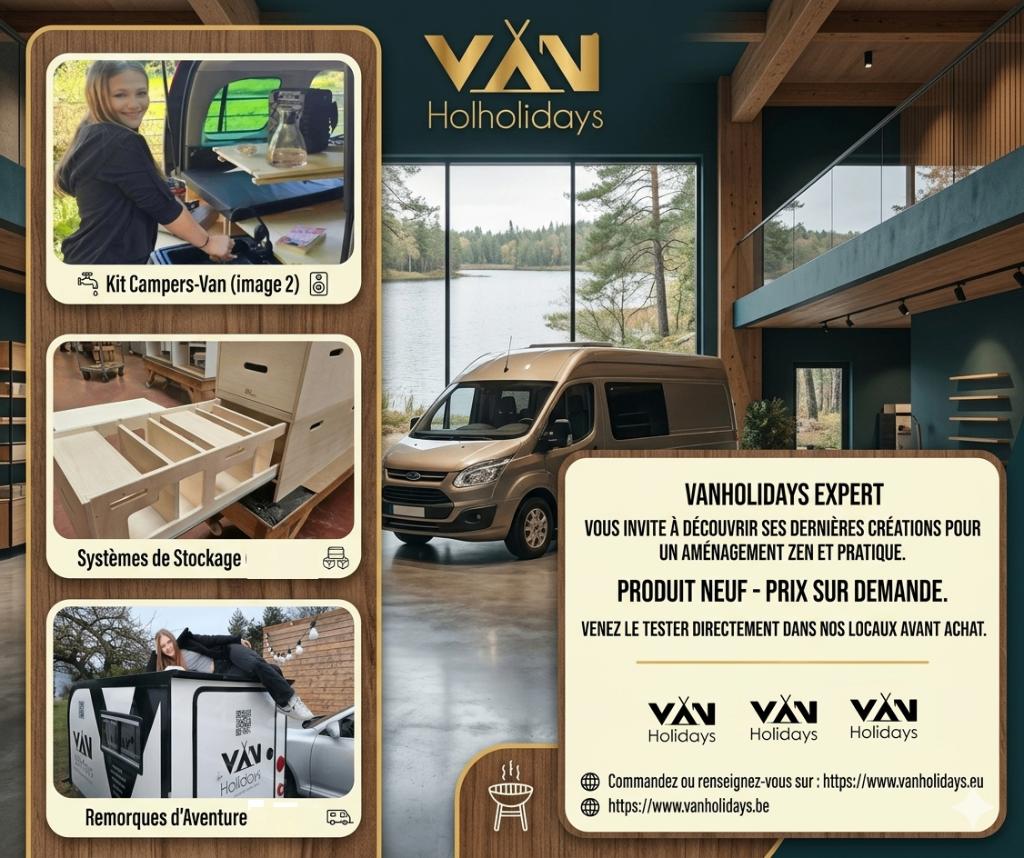 Aménage ton véhicule facilement – Kit complet VanHolidays, Caravans en Kamperen, Ophalen of Verzenden