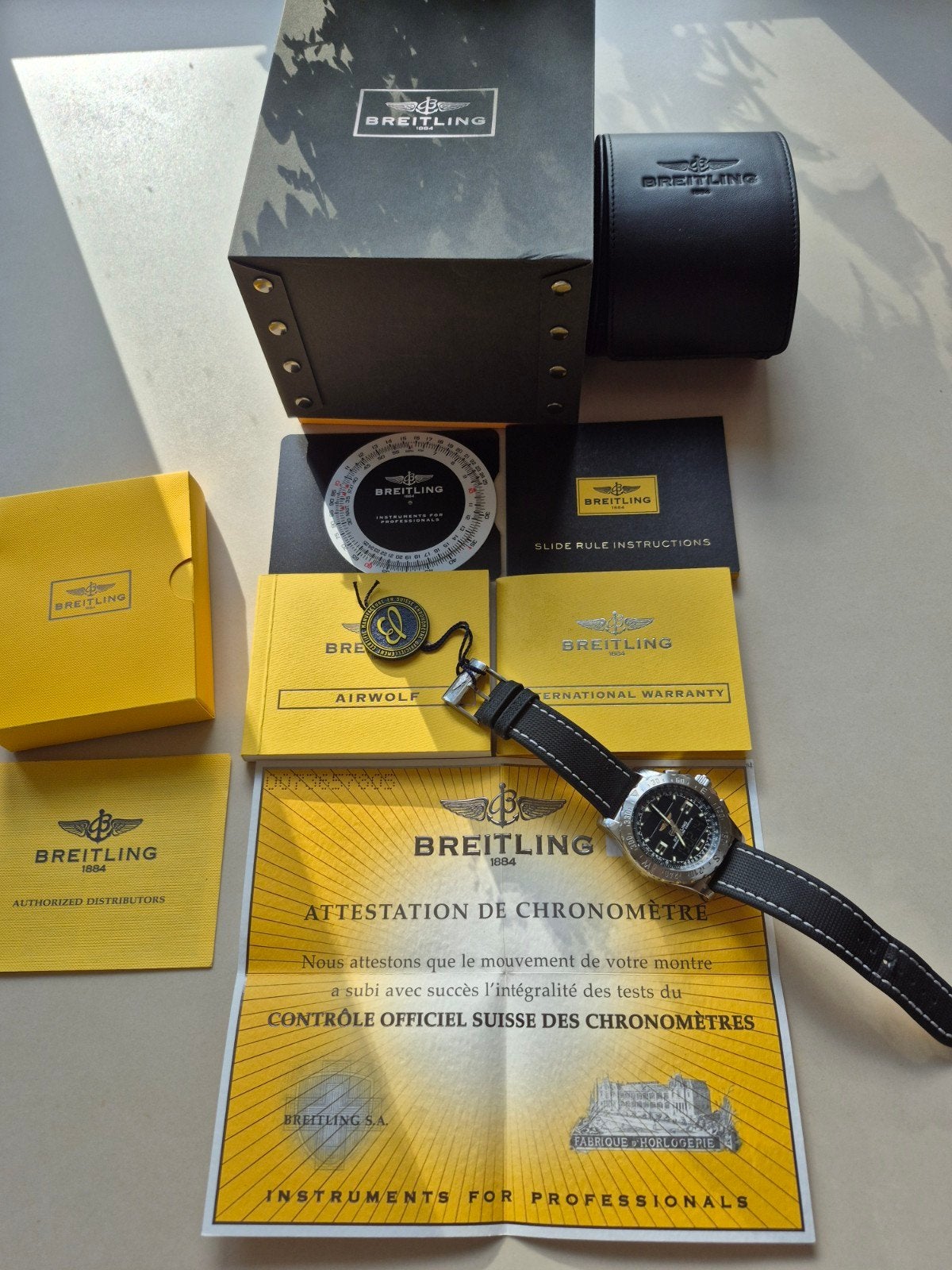 Breitling Airwolf Chronographe Full set A78363