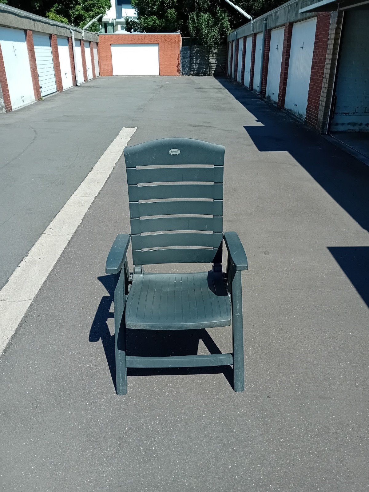 Ensemble de 4 chaises de jardin Hartman (vert foncé), Jardin & Terrasse, Enlèvement, Synthétique, Ajustable