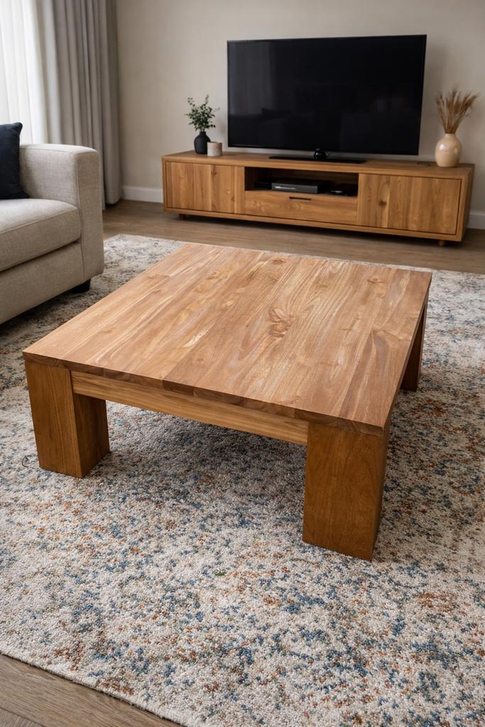 Salontafel eik, Huis en Inrichting, Tafels | Salontafels, Ophalen, Zo goed als nieuw