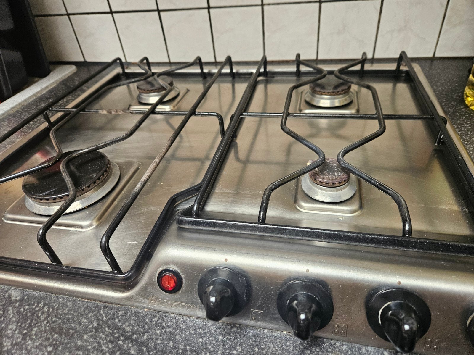 kookplat gas met vier 4 uren, Elektronische apparatuur, Ophalen, Gebruikt, Gas