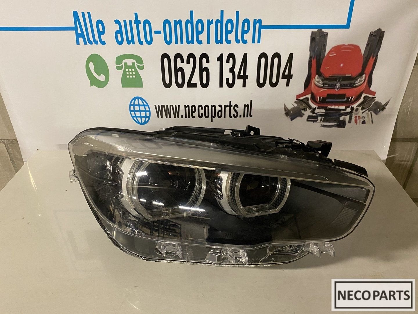 BMW F20 F21 LCI FACELIFT ADAPTIEVE LED KOPLAMP RECHTS BLACK, Gebruikt, -, -, Ophalen of Verzenden