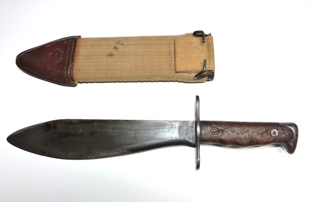 1918 Couteau BOLO US état Magnifique, Collections, Objets militaires | Seconde Guerre mondiale, Enlèvement ou Envoi, Autres