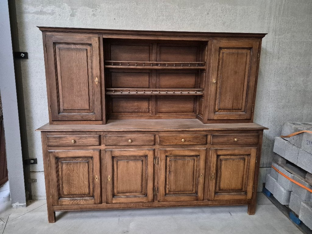 kasten, Huis en Inrichting, Kasten | Kleerkasten, Ophalen, Met deur(en), 200 cm of meer, Eikenhout