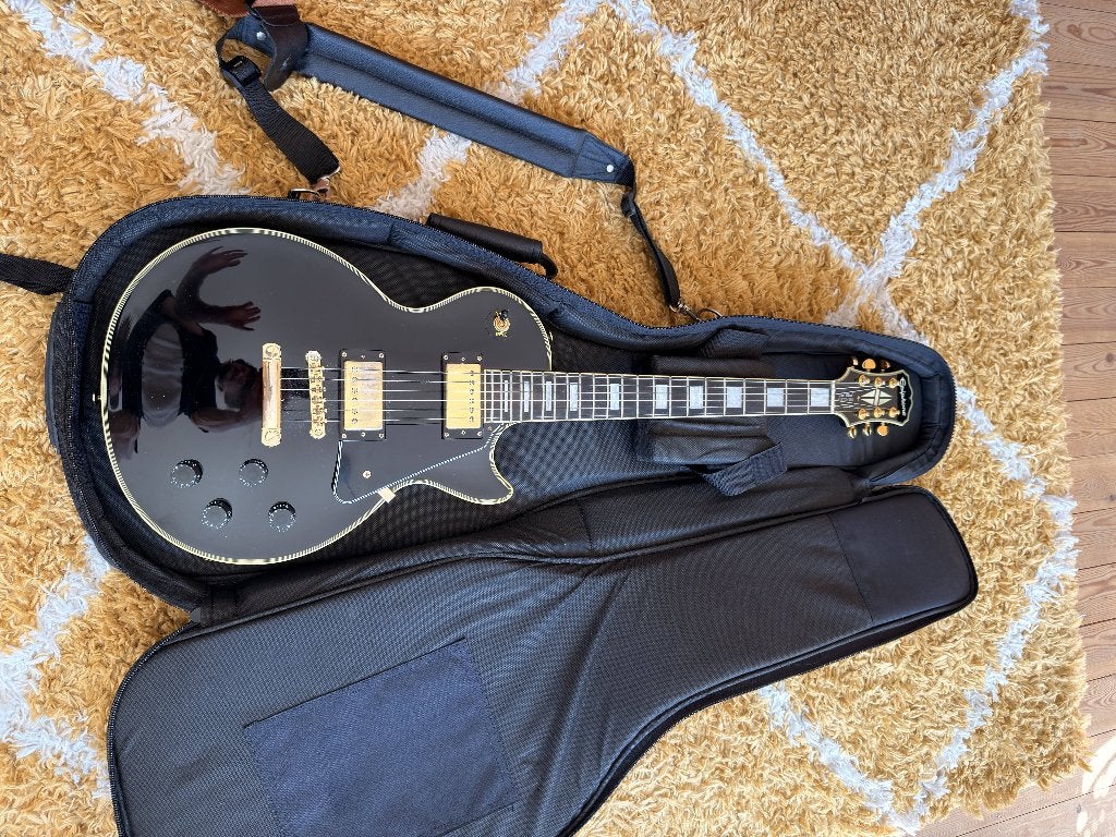 Epiphone Les Paul Custom PRO Ebony, Ophalen, Gebruikt, Solid body, Epiphone