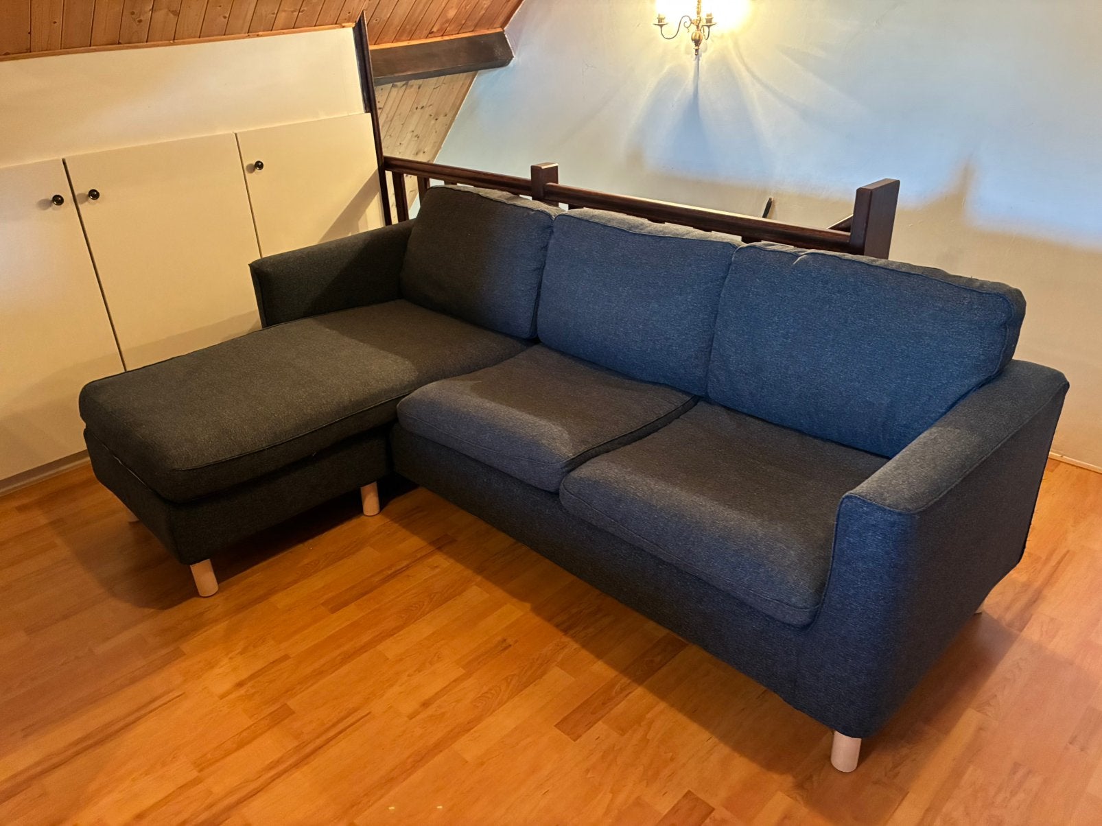 Parup zetel Ikea, Ophalen, Gebruikt, Hoekbank, Driepersoons